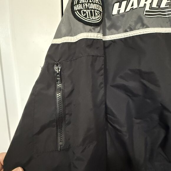 VTG Harley Davidson Motorcycle Jacket Screaming Eagle Riding USAMade Men XL - Picture 13 of 16